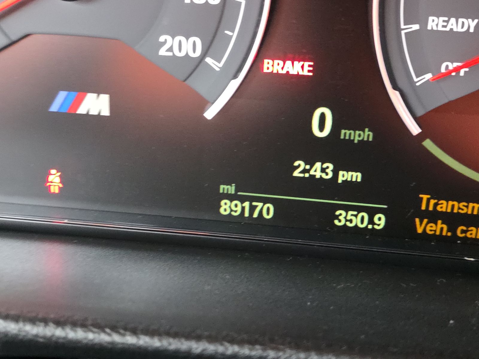 2015 BMW M3 Base RWD