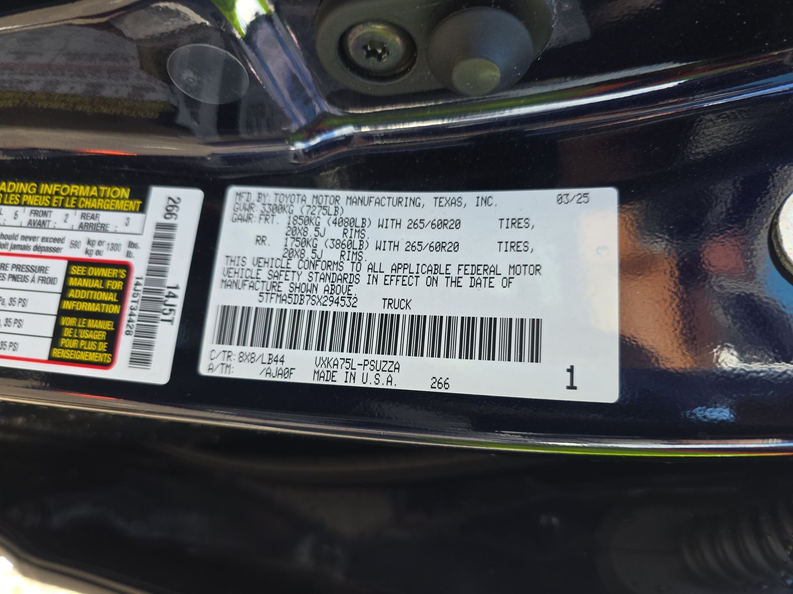 2025 Toyota Tundra 1794 Edition AWD