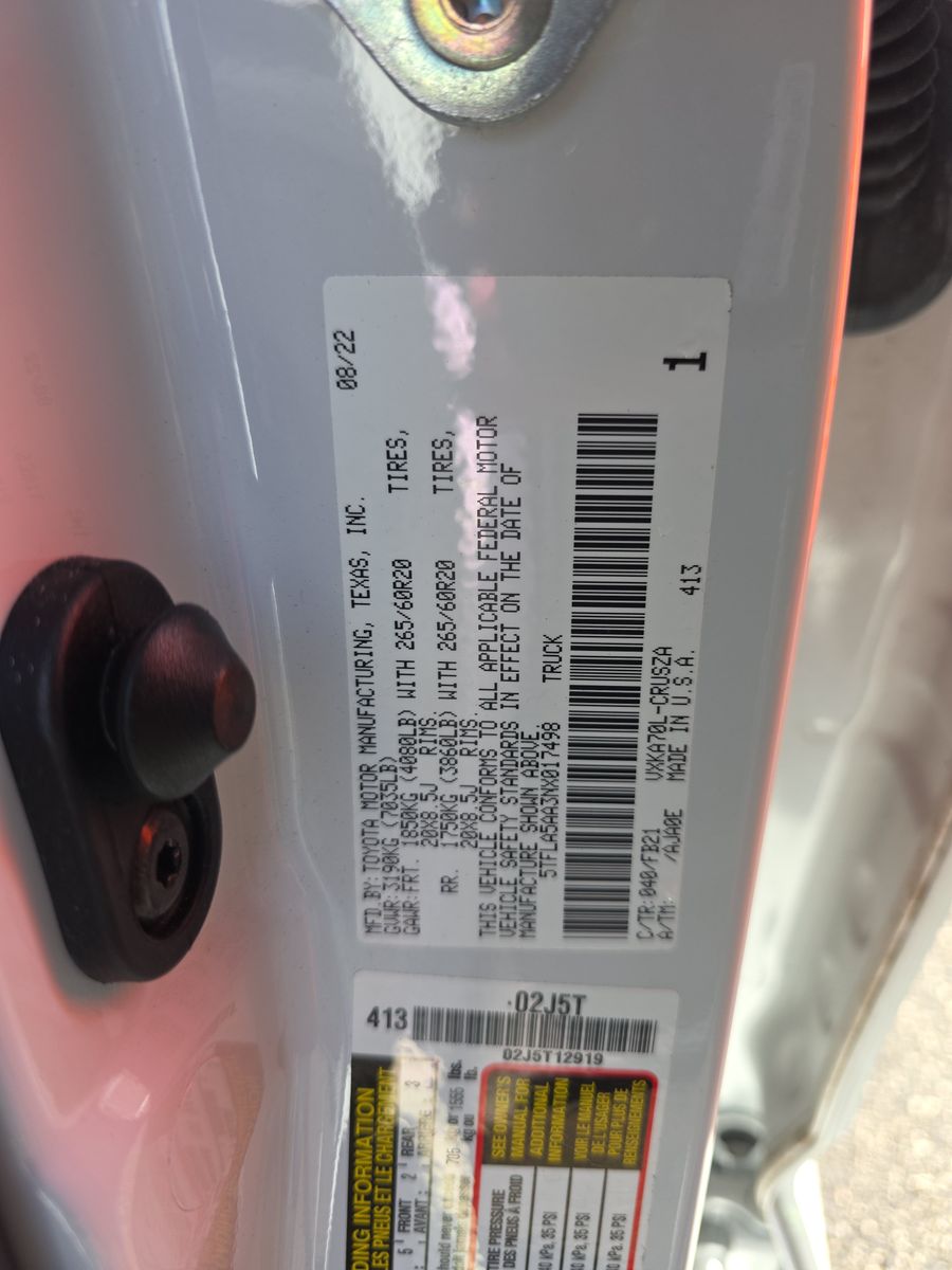 2022 Toyota Tundra SR5 RWD