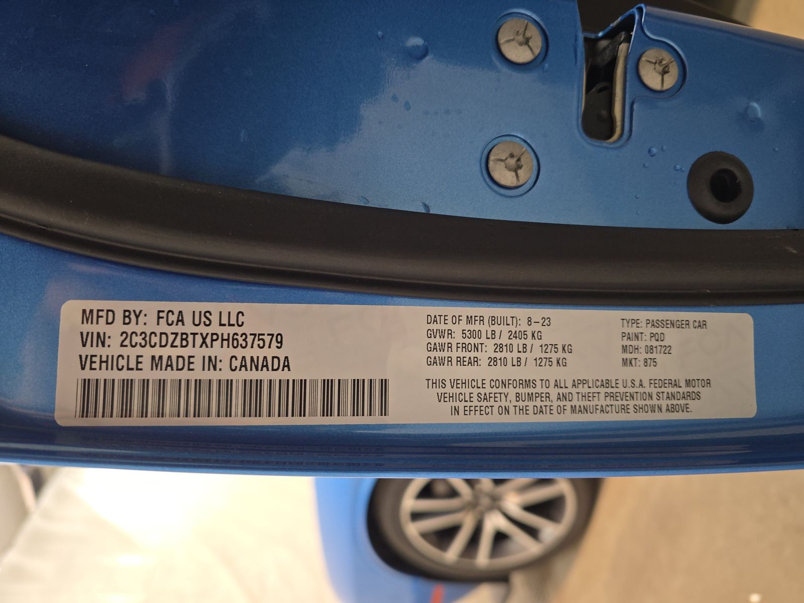 2023 Dodge Challenger R/T RWD