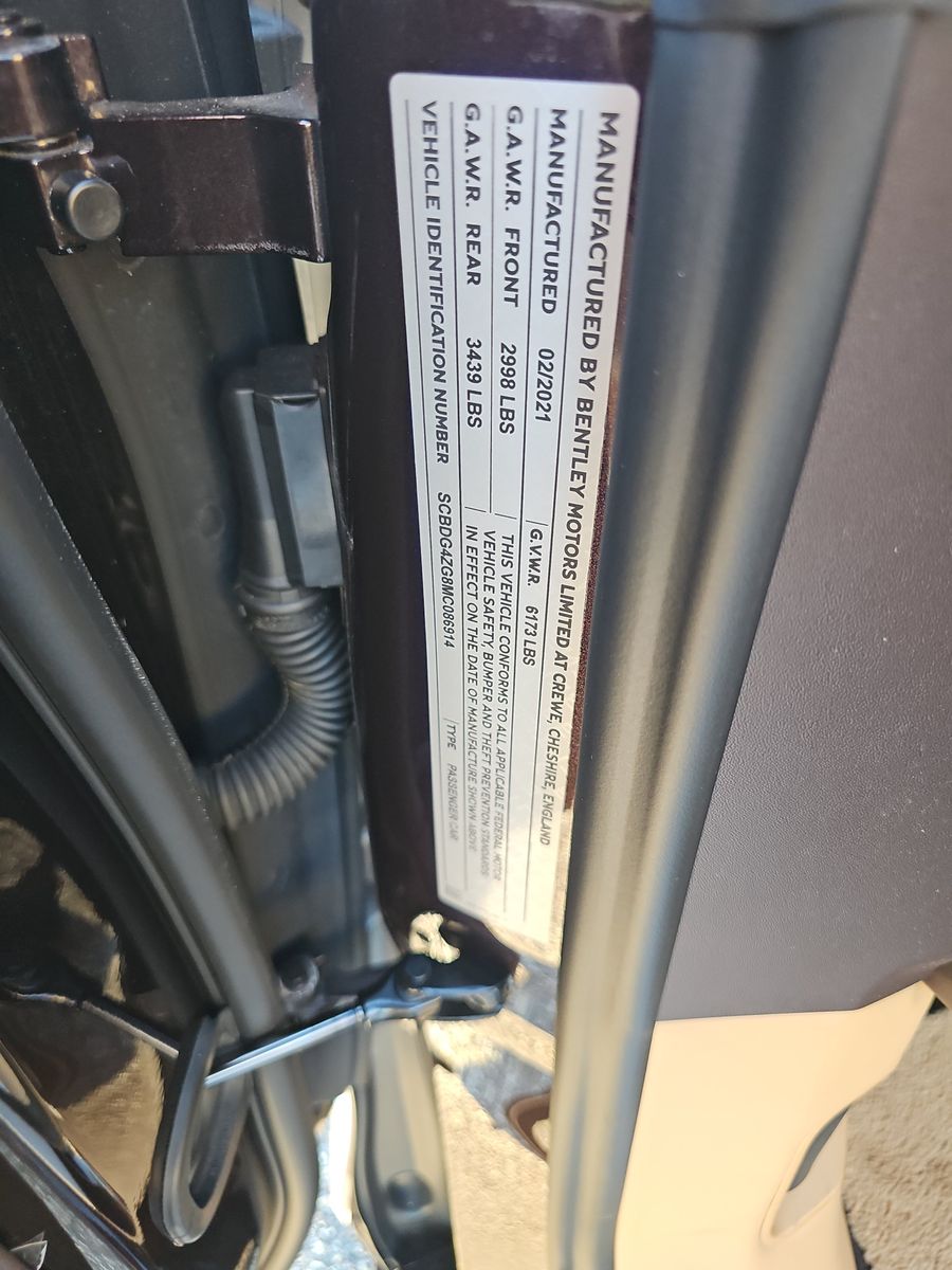 2021 Bentley Continental GT V8 AWD