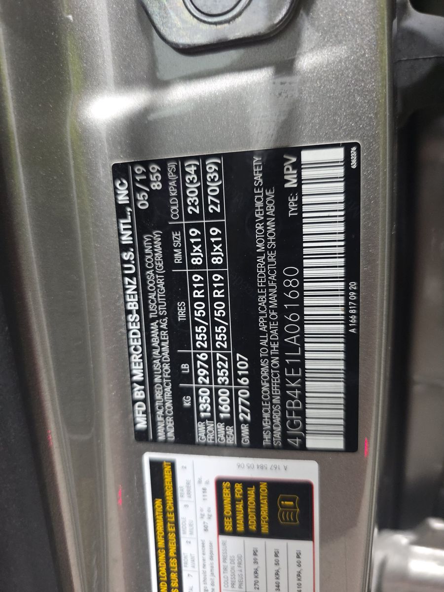 2020 Mercedes-Benz GLE GLE 350 AWD