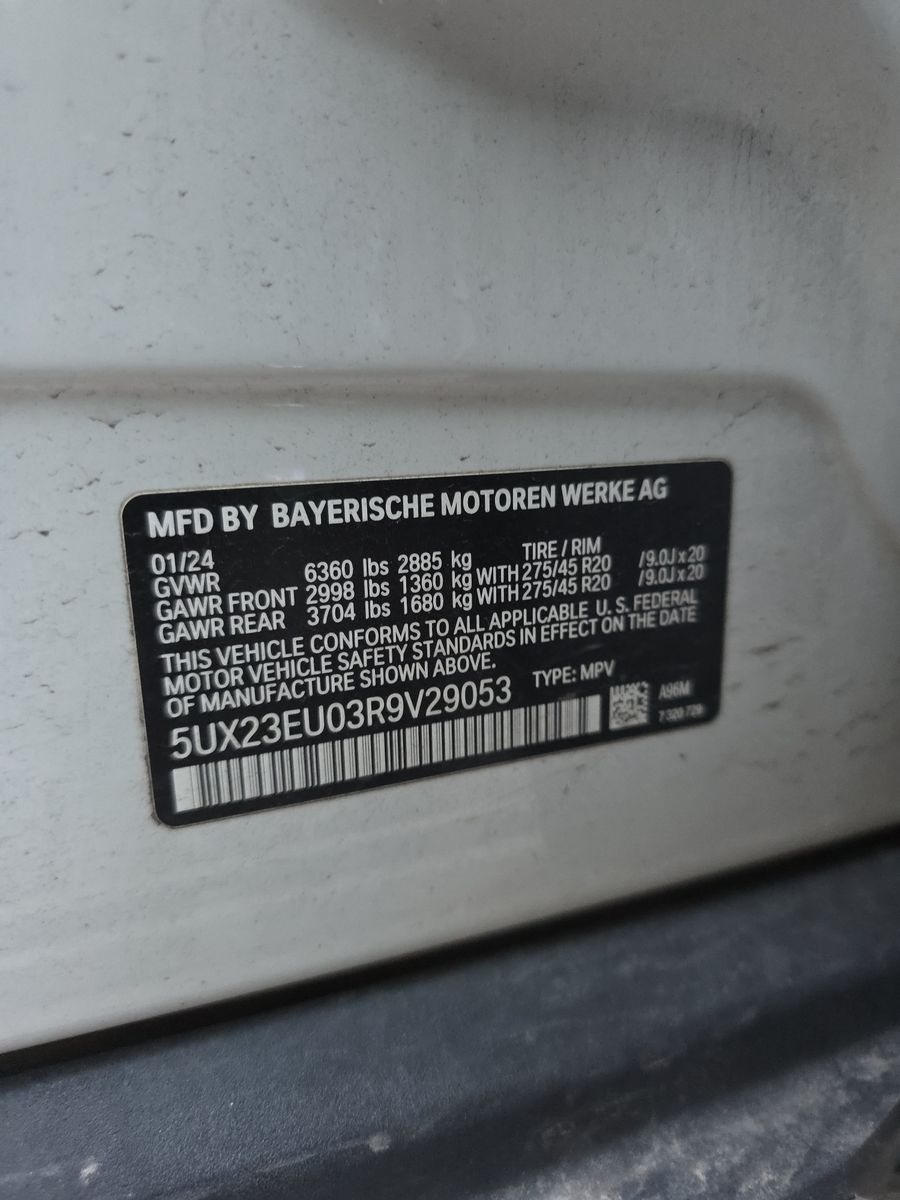 2024 BMW X5 xDrive40i AWD