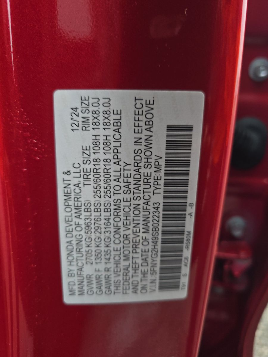 2025 Honda Pilot EX-L FWD