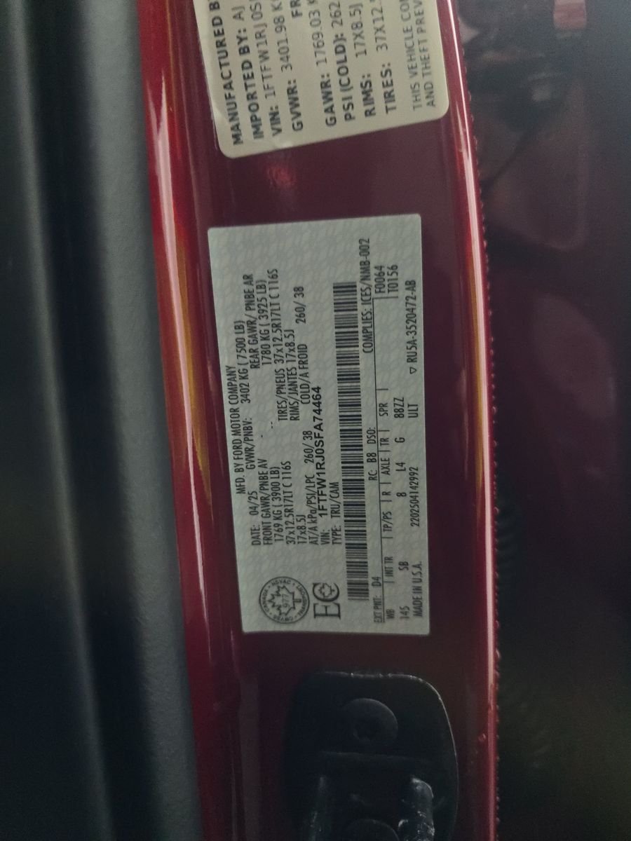 2025 Ford F-150 Raptor AWD