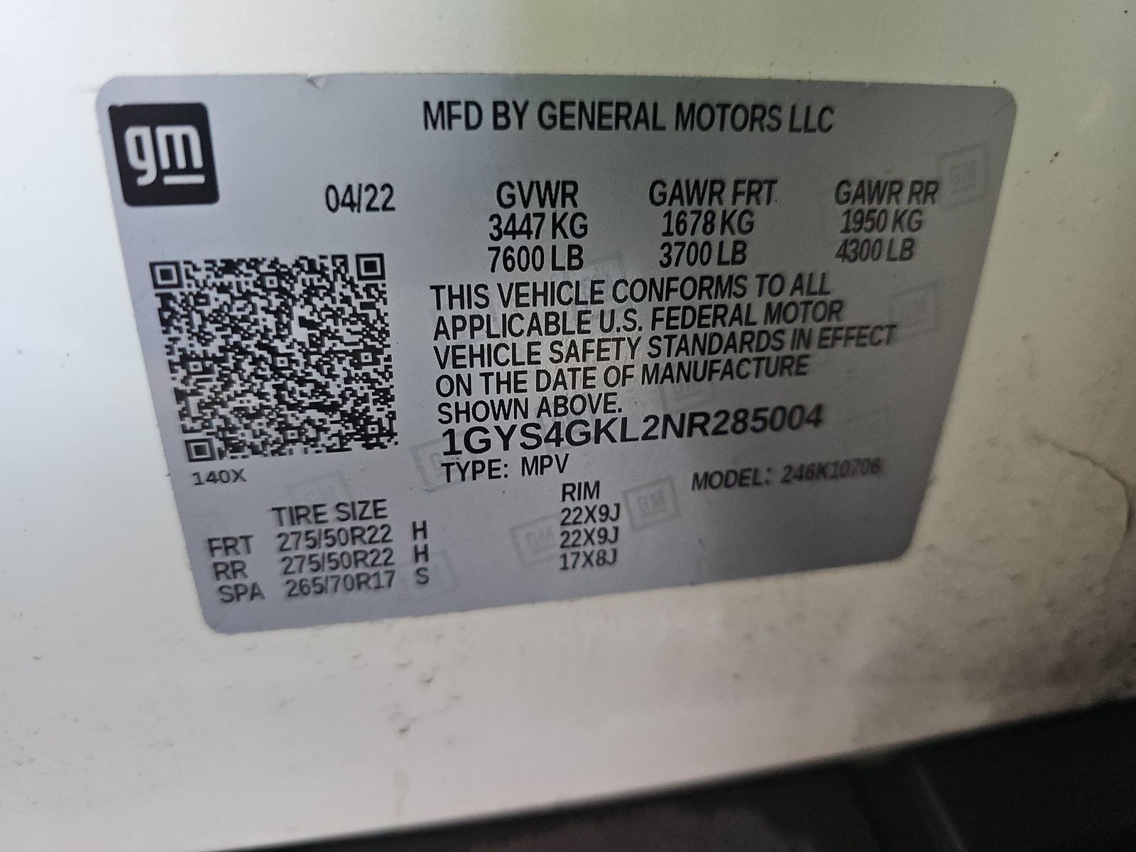 2022 Cadillac Escalade Sport Platinum AWD