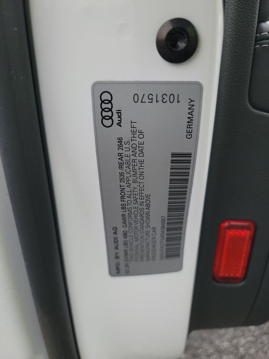 2024 Audi A5 S Line Premium Plus AWD