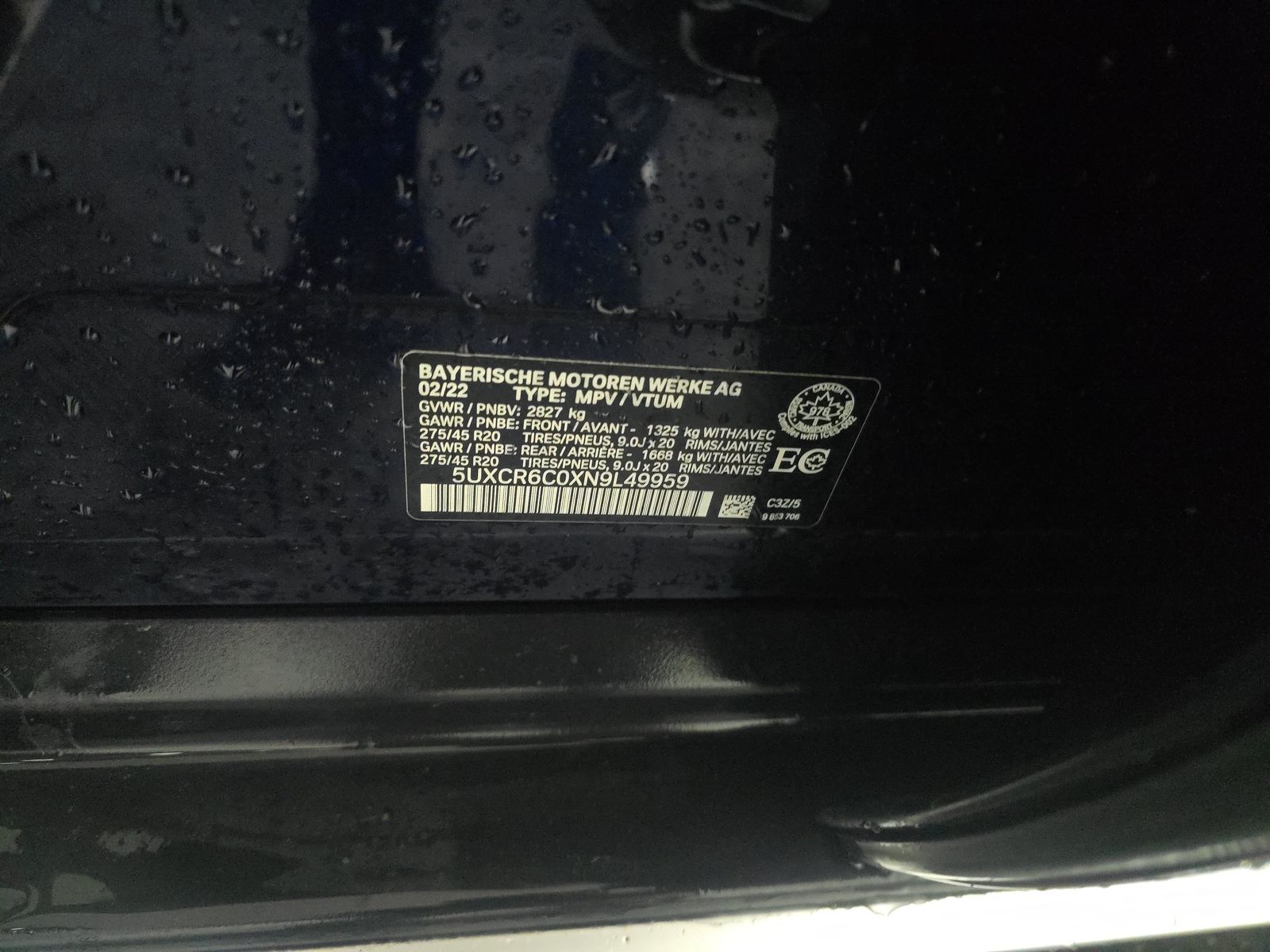 2022 BMW X5 xDrive40i AWD