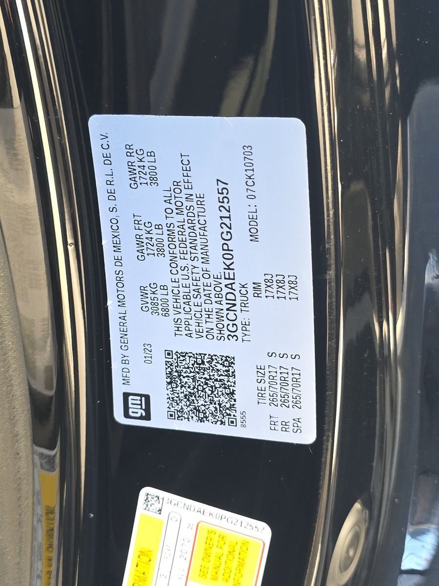 2023 Chevrolet Silverado 1500 Work Truck AWD