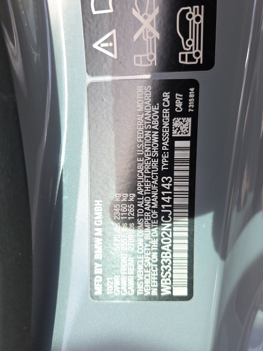 2022 BMW M4 Competition xDrive AWD