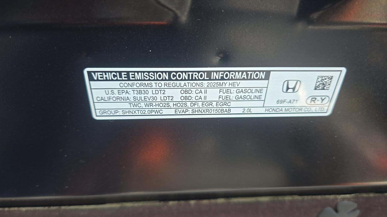 2025 Honda CR-V Hybrid Sport-L AWD