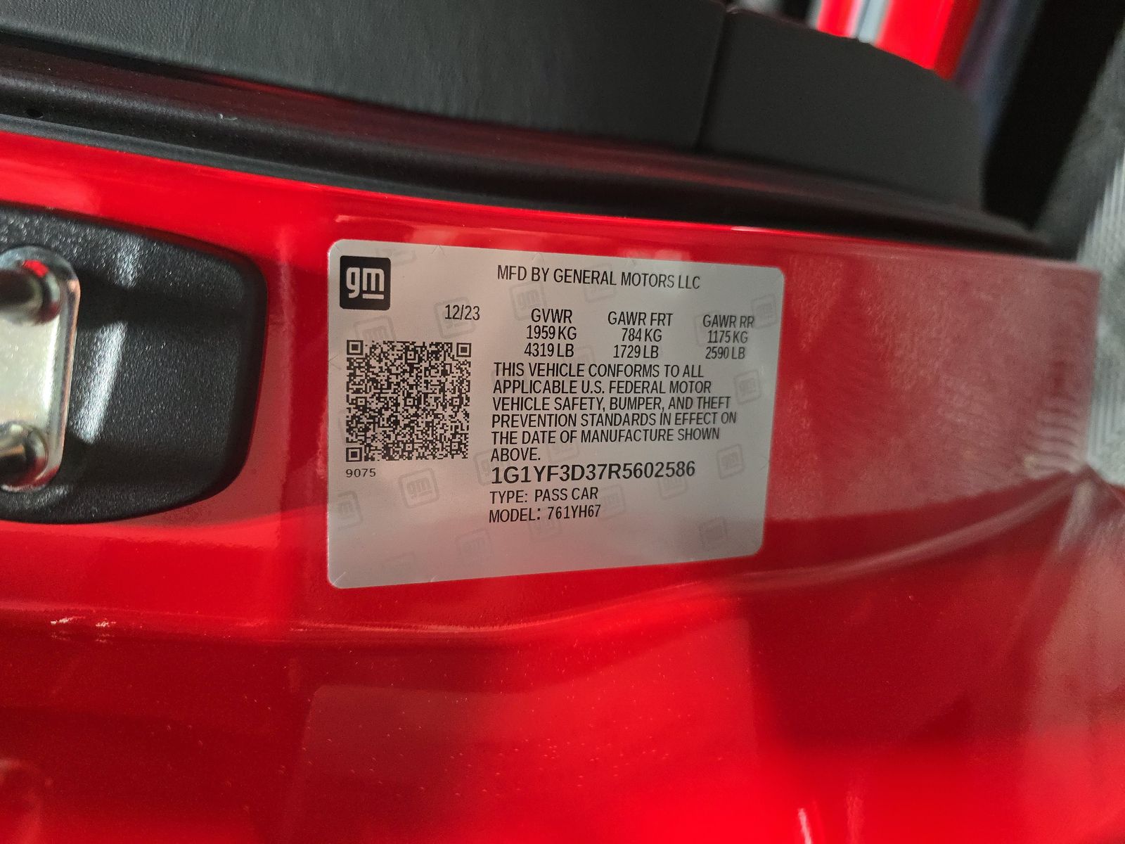 2024 Chevrolet Corvette Z06 RWD