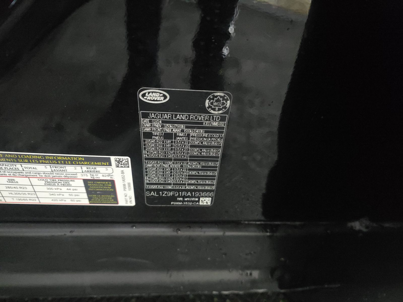 2024 Land Rover Range Rover Sport SV Edition One Obsidian Black AWD