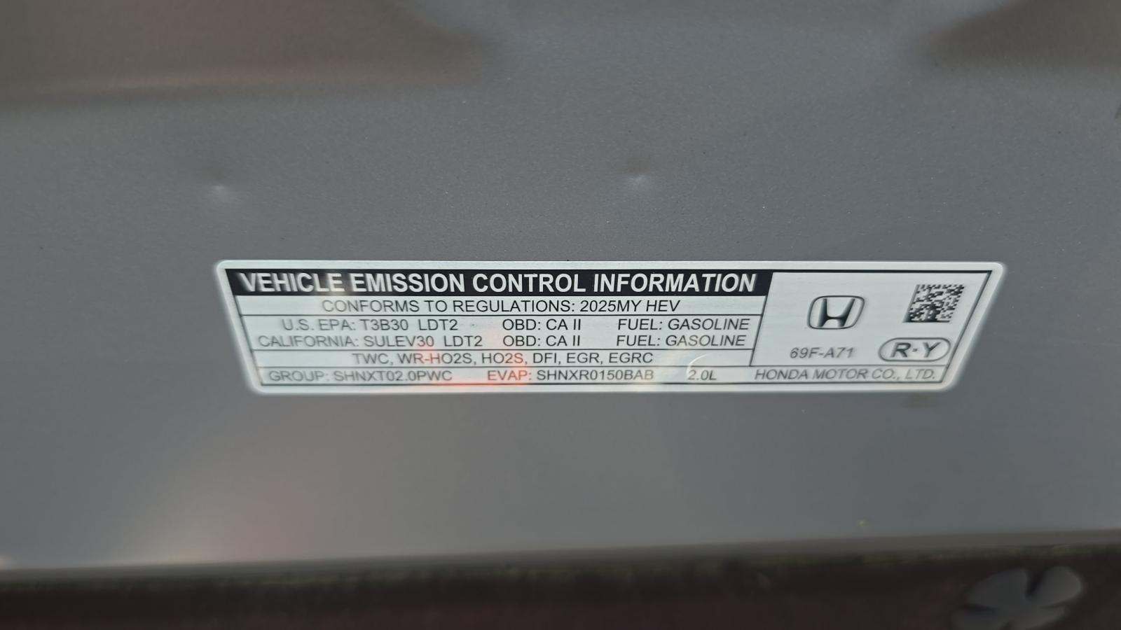 2025 Honda CR-V Hybrid Sport-L FWD