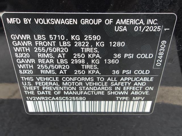 2025 Volkswagen Atlas 2.0T SE FWD