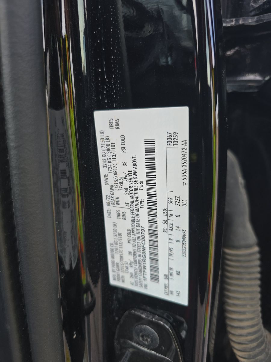 2022 Ford F-150 Raptor AWD