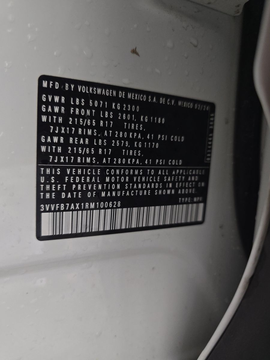 2024 Volkswagen Tiguan 2.0T S AWD