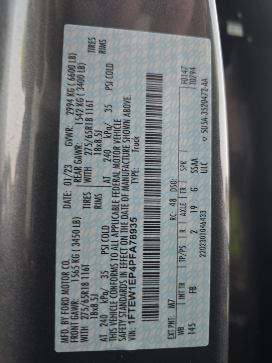 2023 Ford F-150 XLT AWD