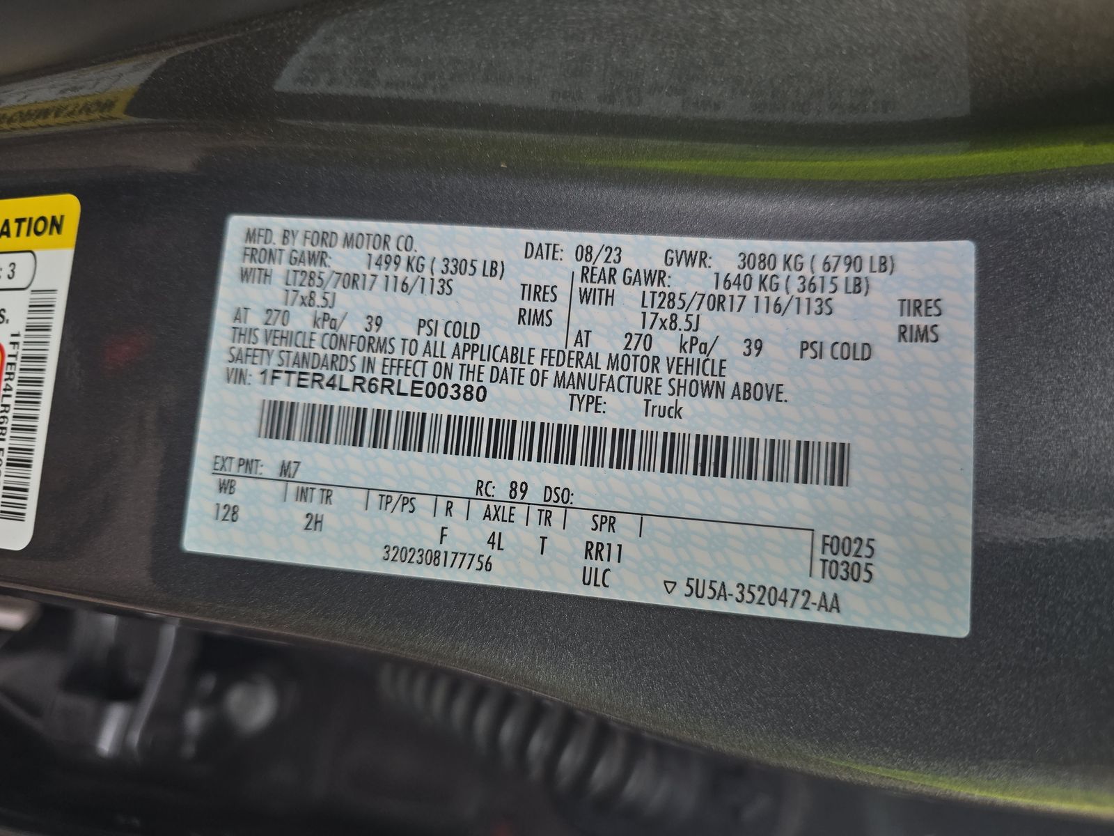 2024 Ford Ranger Raptor AWD