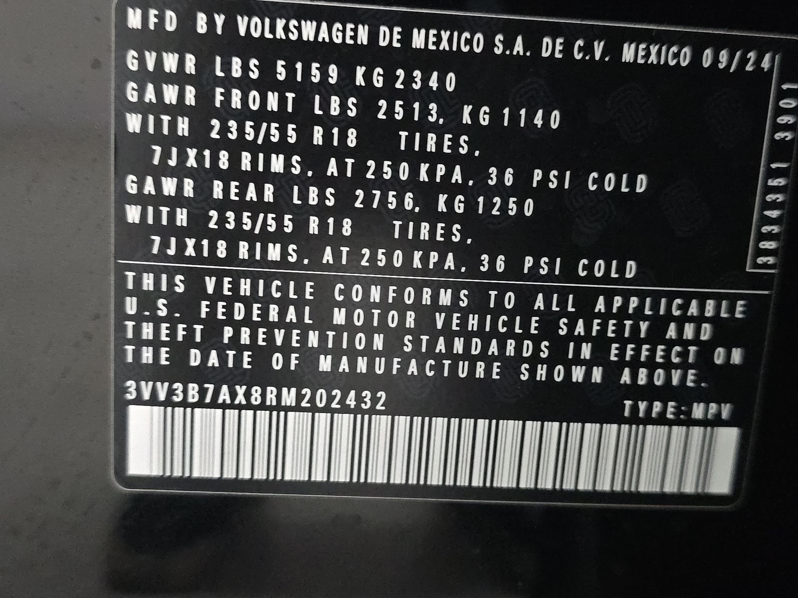 2024 Volkswagen Tiguan 2.0T Wolfsburg Edition FWD