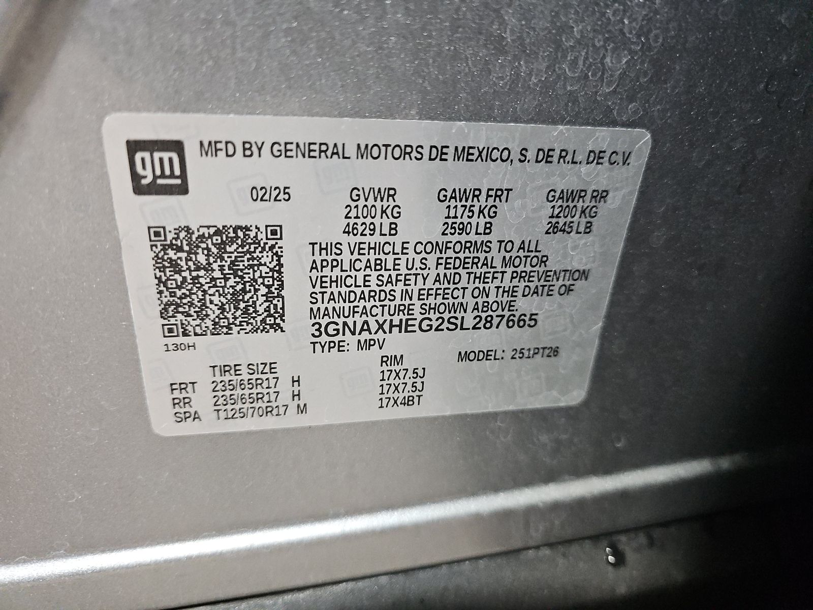 2025 Chevrolet Equinox LT FWD