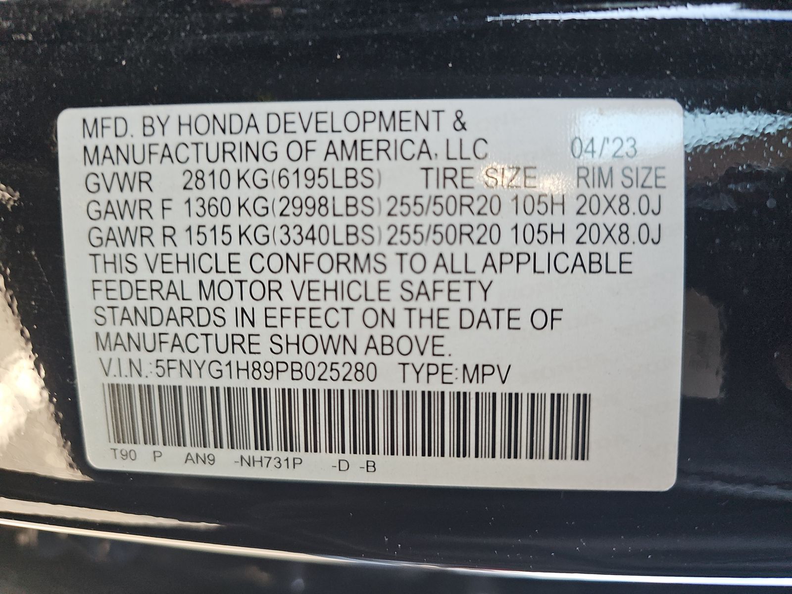 2023 Honda Pilot Elite AWD