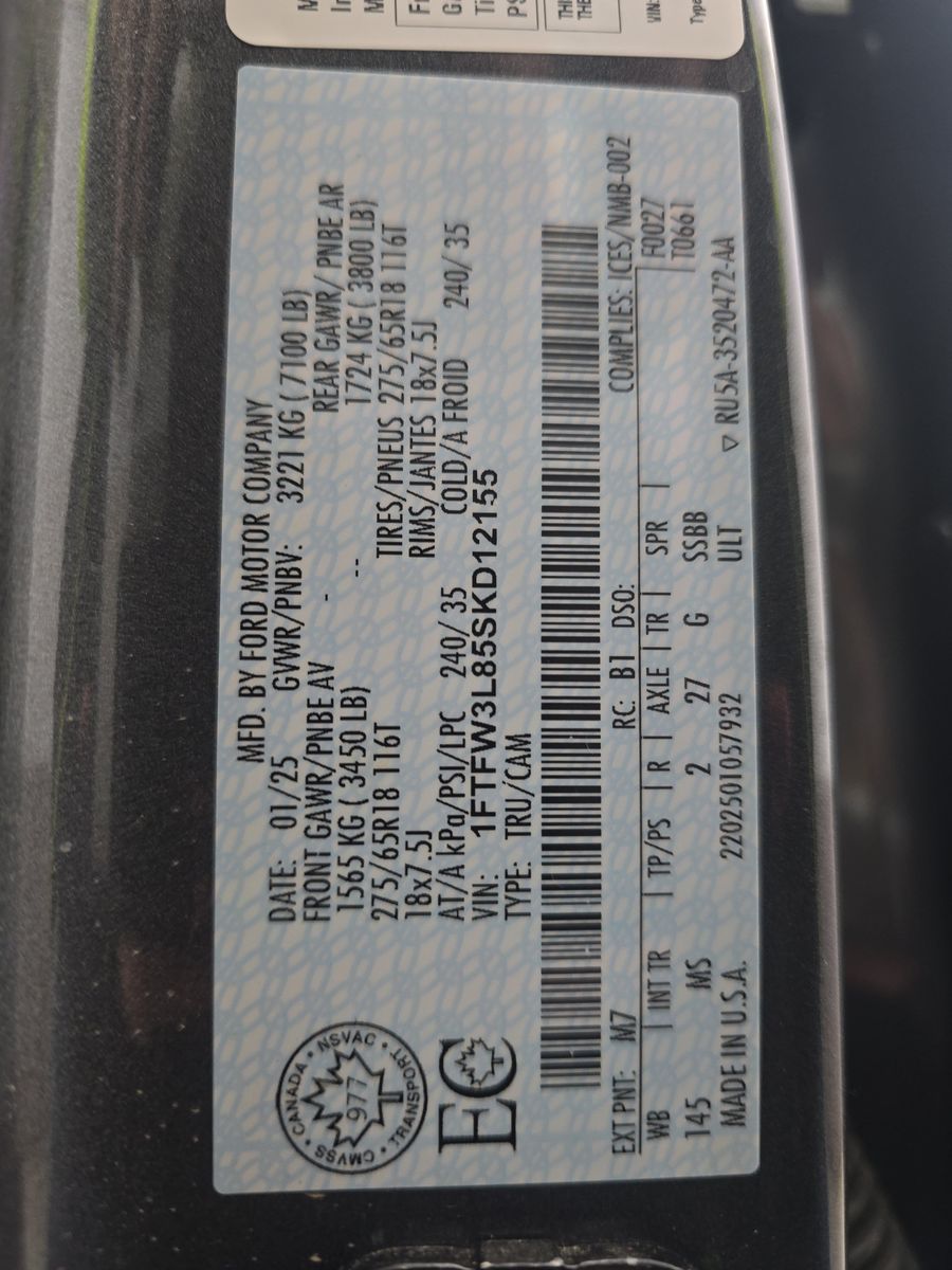 2025 Ford F-150 XLT AWD