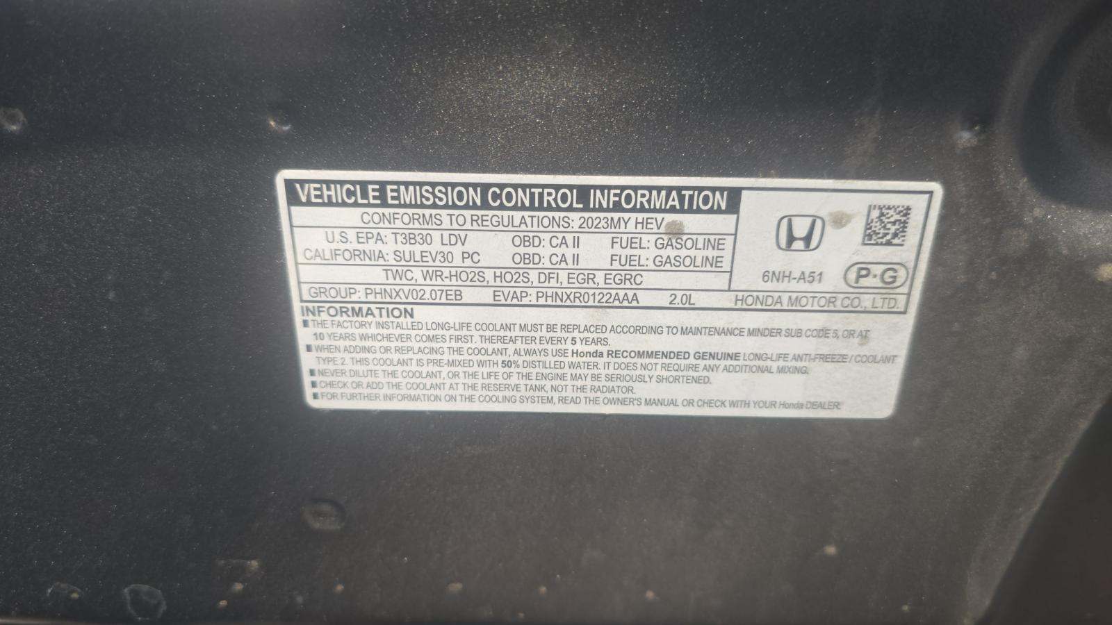 2023 Honda Accord Hybrid Touring FWD