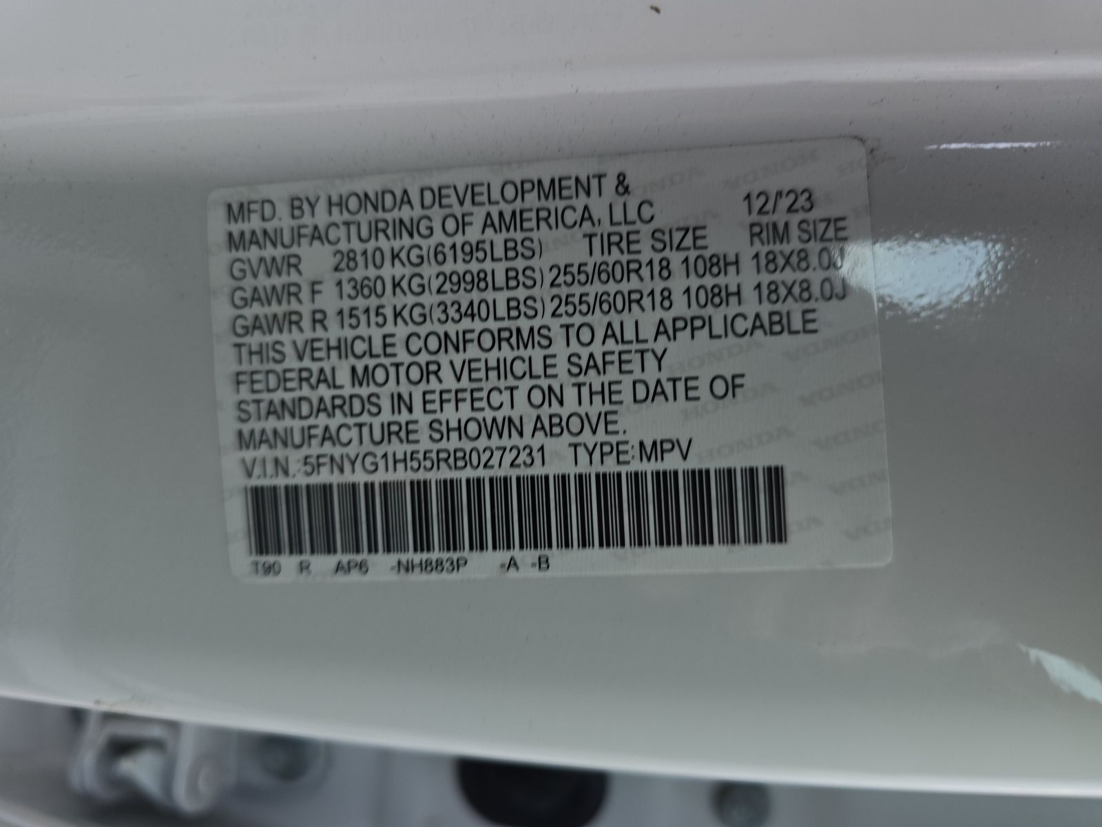 2024 Honda Pilot EX-L AWD