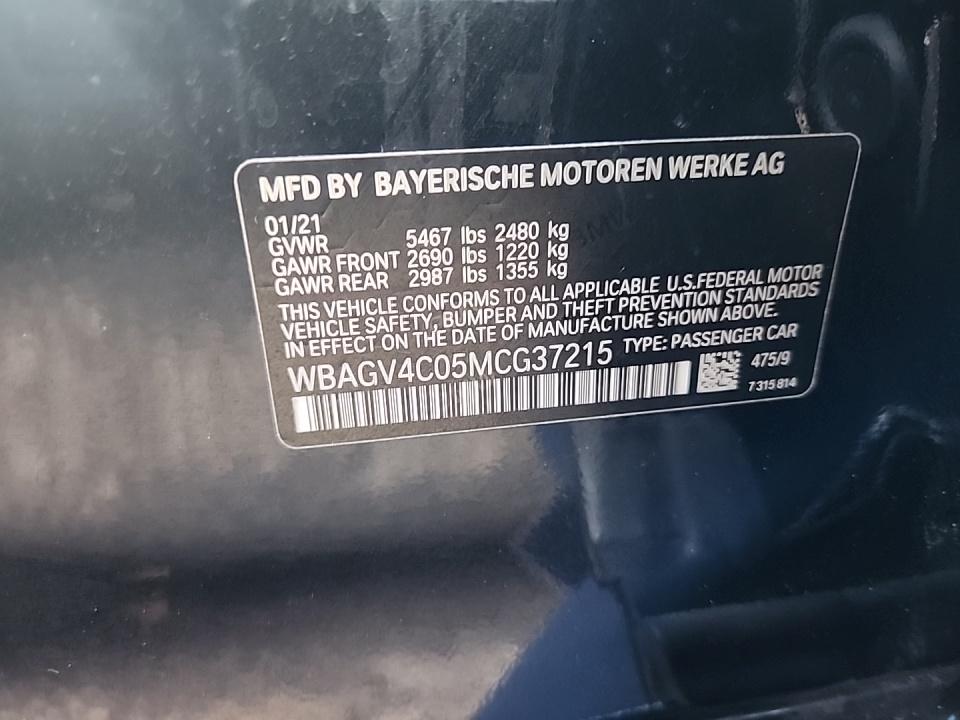 2021 BMW 8 Series 840i xDrive AWD