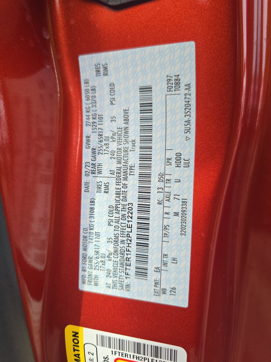 2023 Ford Ranger XLT AWD