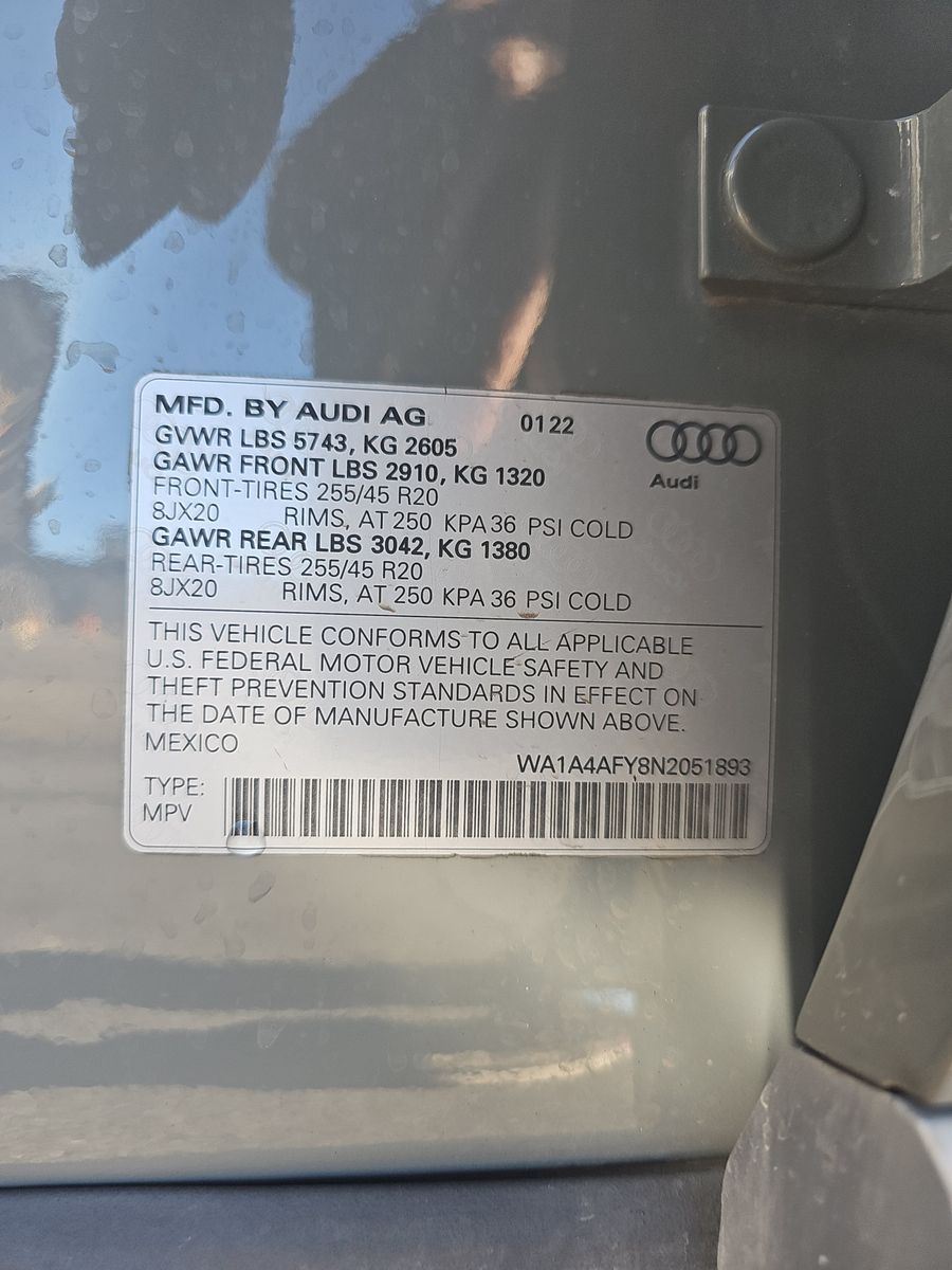 2022 Audi SQ5 Premium AWD