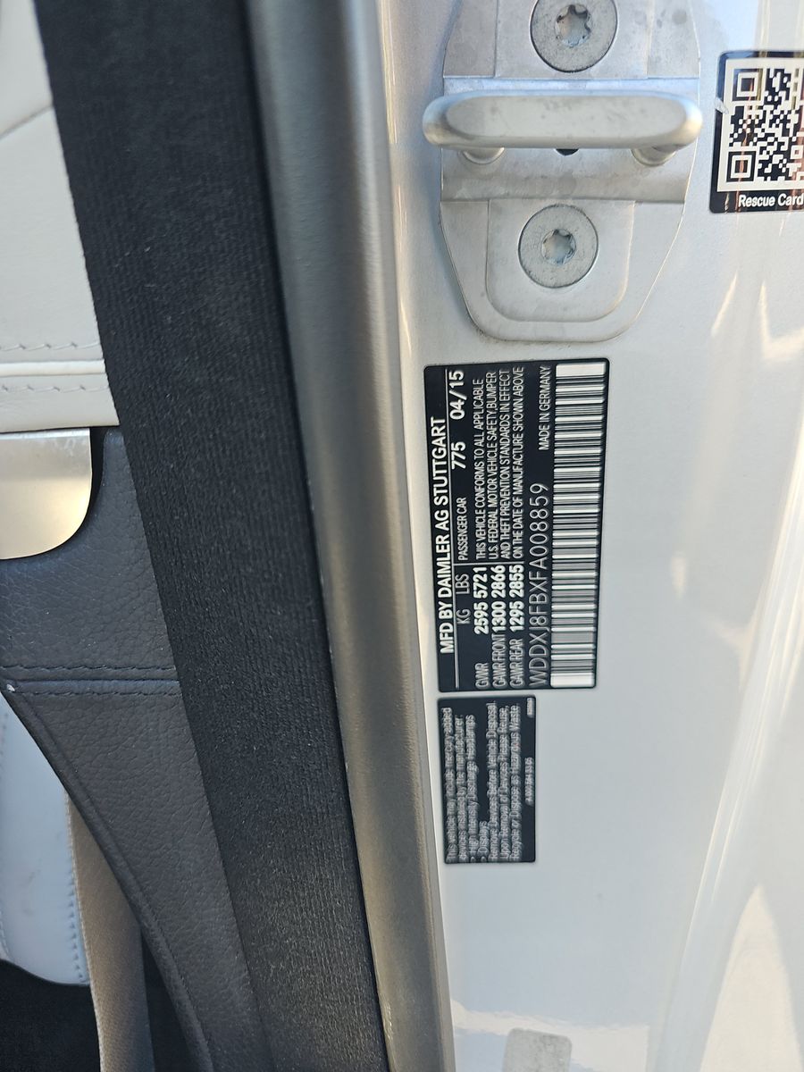 2015 Mercedes-Benz S-Class S 550 AWD