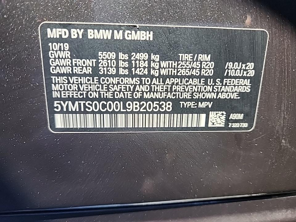 2020 BMW X3 M Base AWD