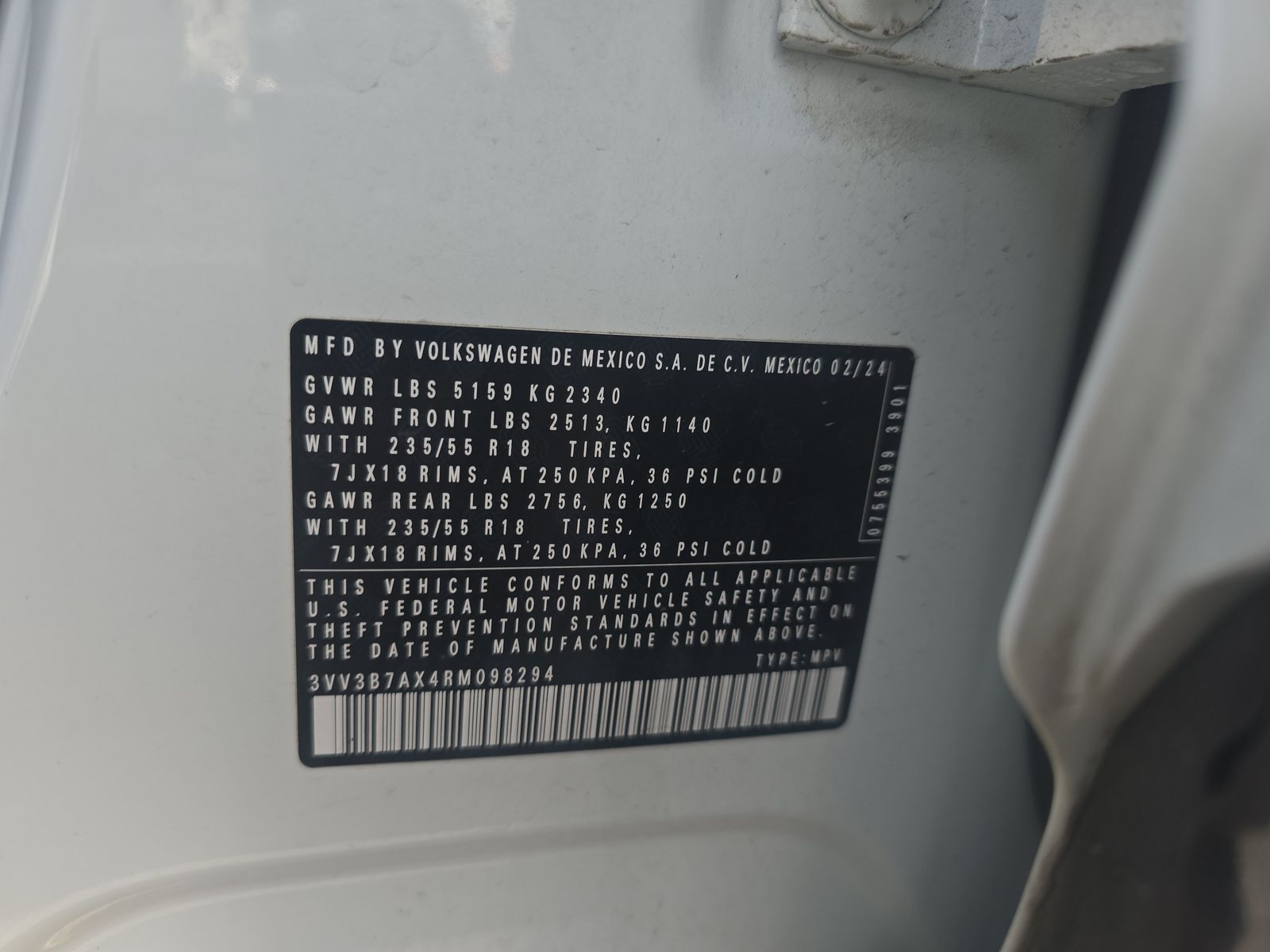 2024 Volkswagen Tiguan 2.0T SE FWD