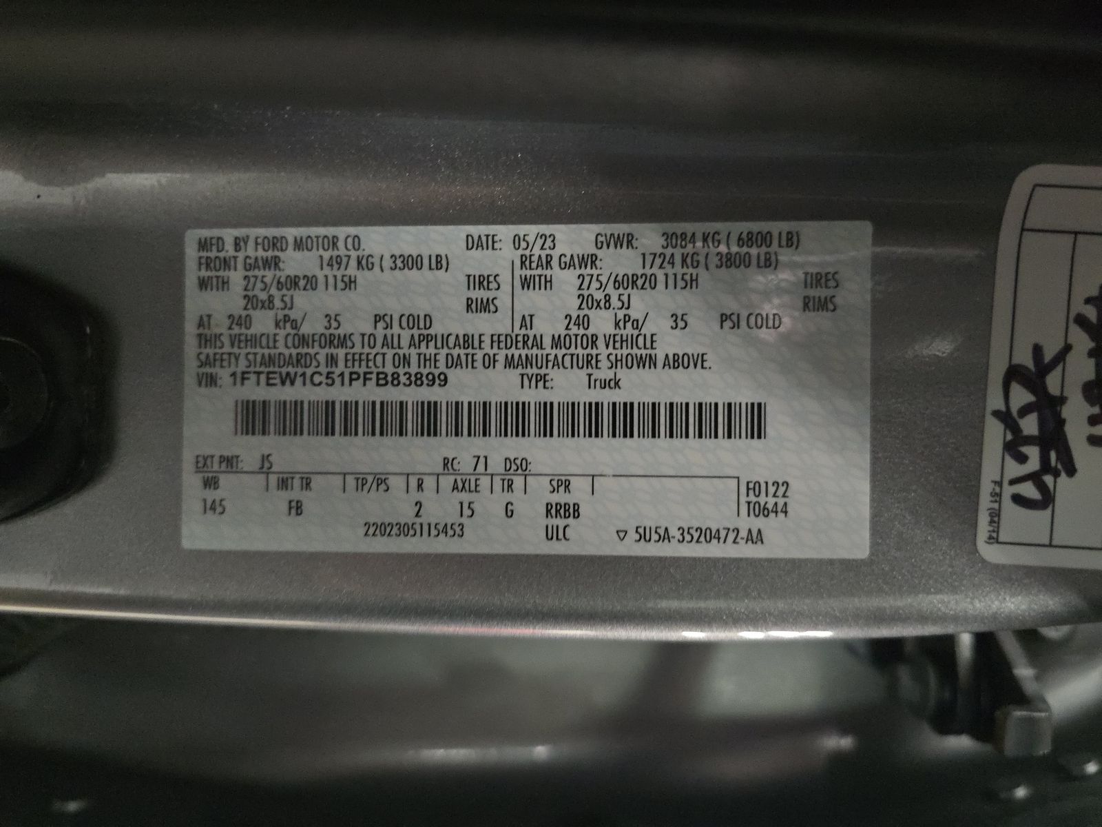 2023 Ford F-150 XLT RWD