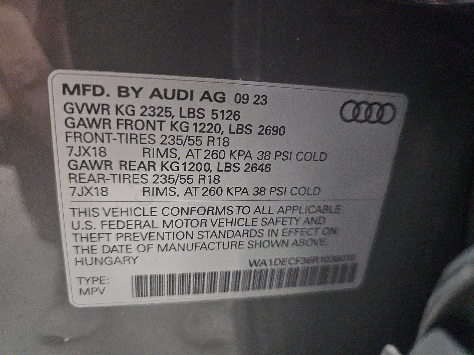 2024 Audi Q3 S line Premium AWD