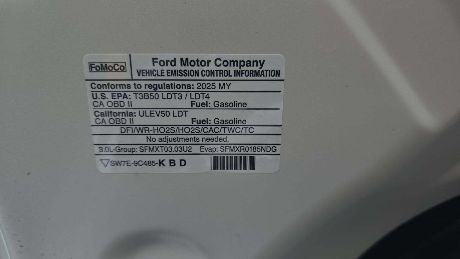 2025 Ford Explorer Platinum RWD