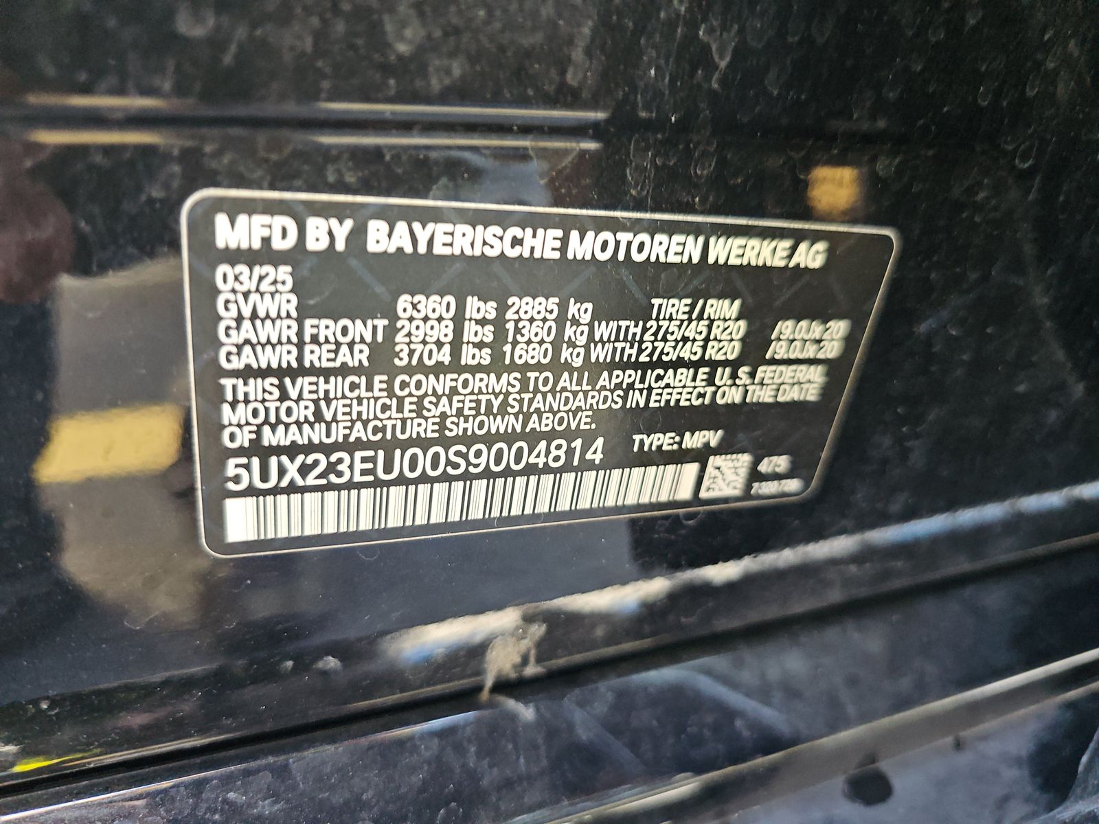 2025 BMW X5 xDrive40i AWD