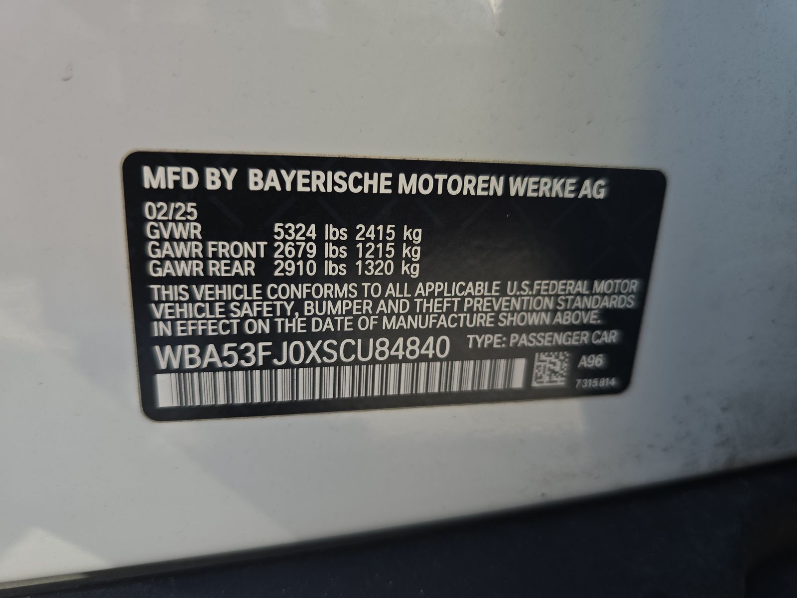 2025 BMW 5 Series 530i xDrive AWD