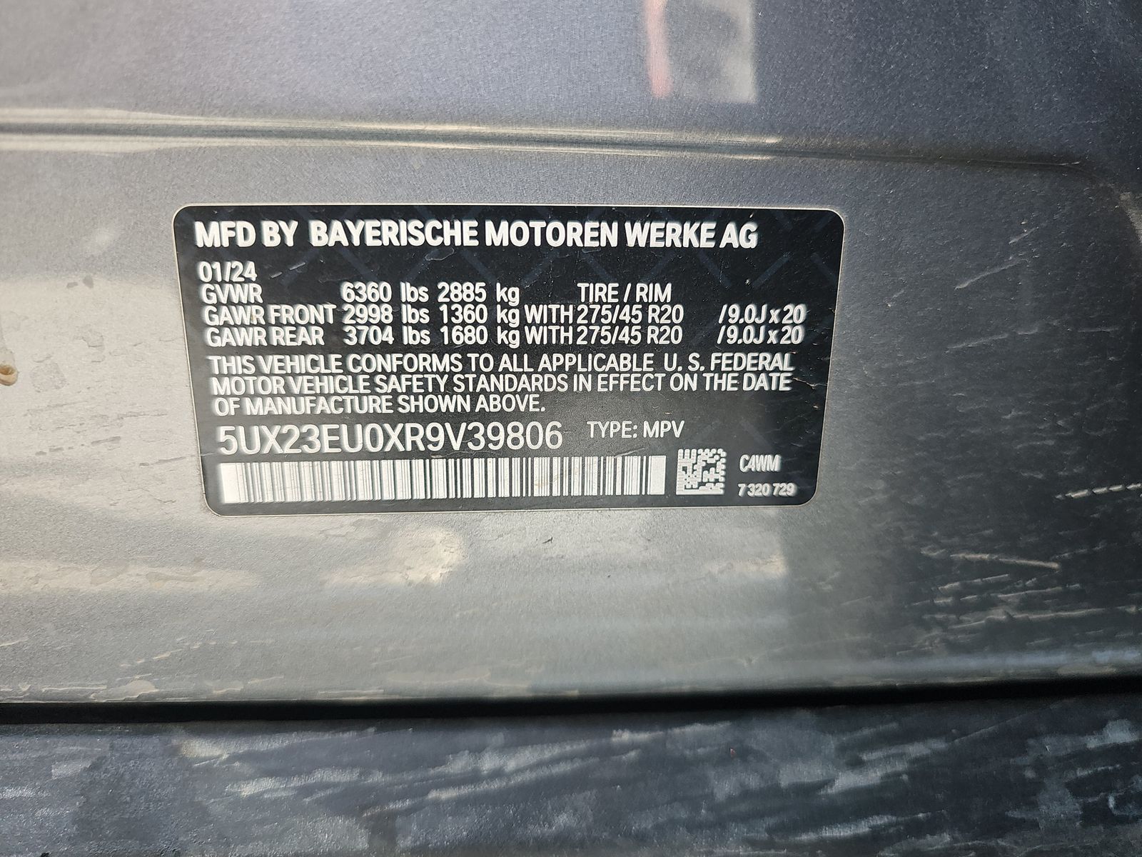 2024 BMW X5 xDrive40i AWD