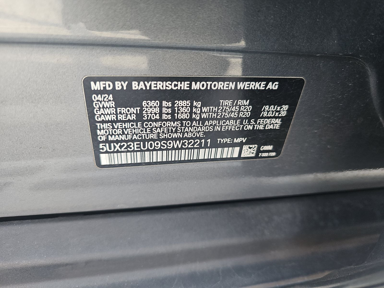 2025 BMW X5 xDrive40i AWD