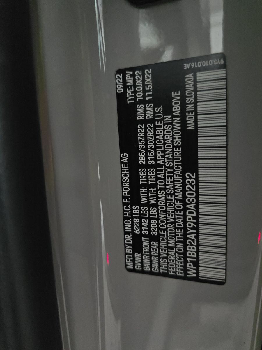 2023 Porsche Cayenne S Platinum Edition AWD