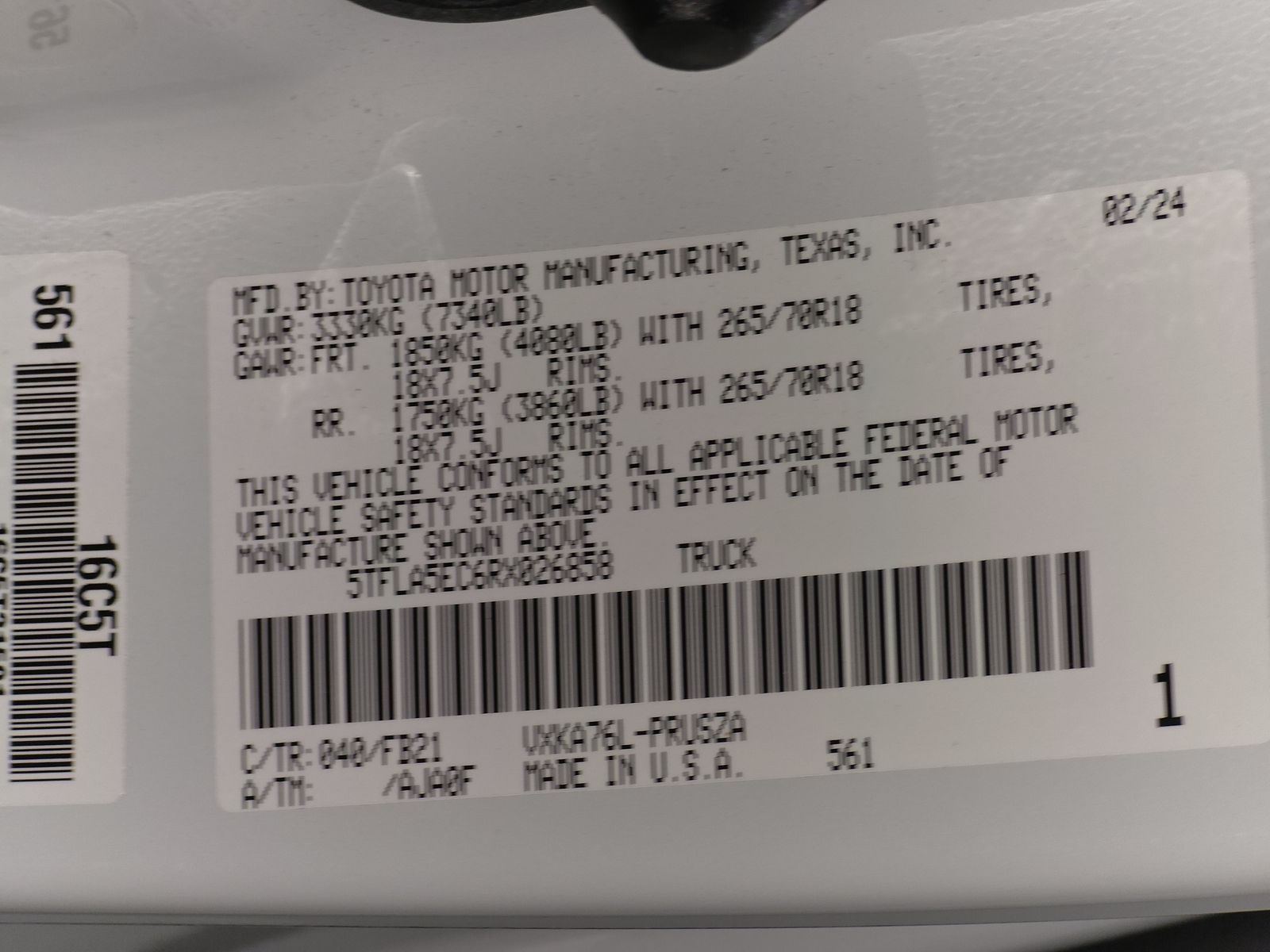 2024 Toyota Tundra SR5 AWD