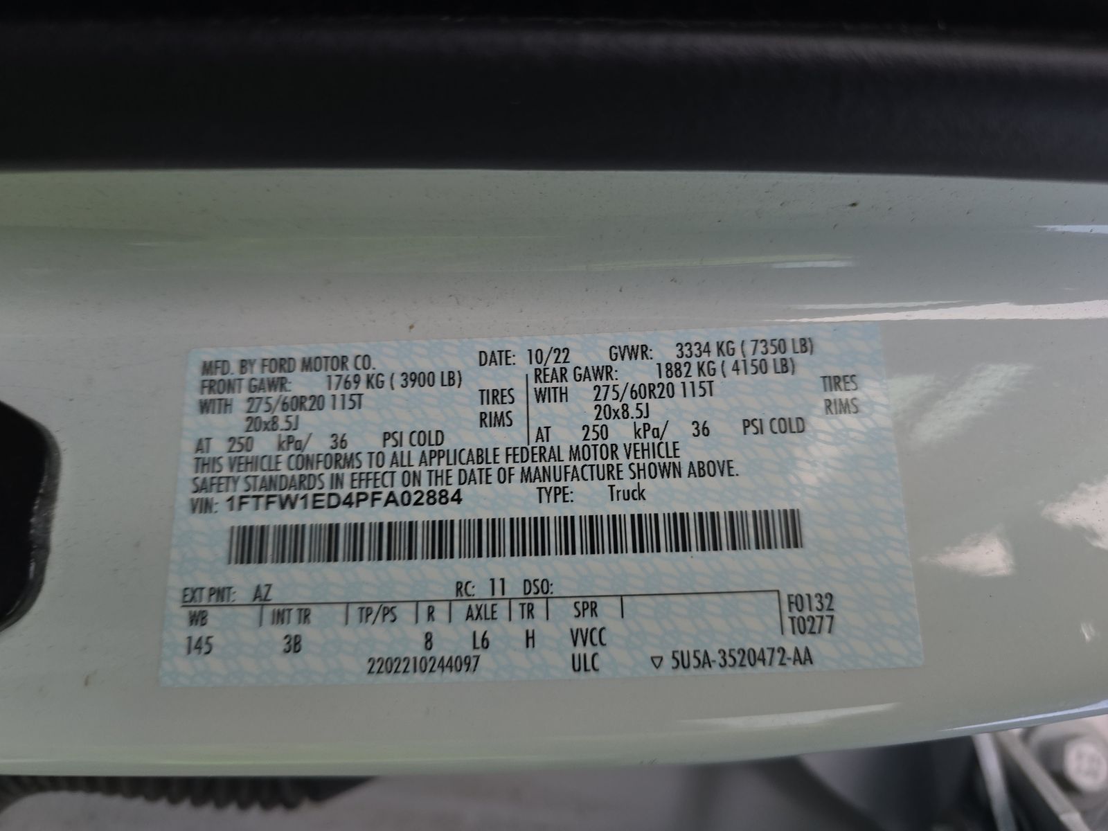 2023 Ford F-150 Hybrid Platinum AWD