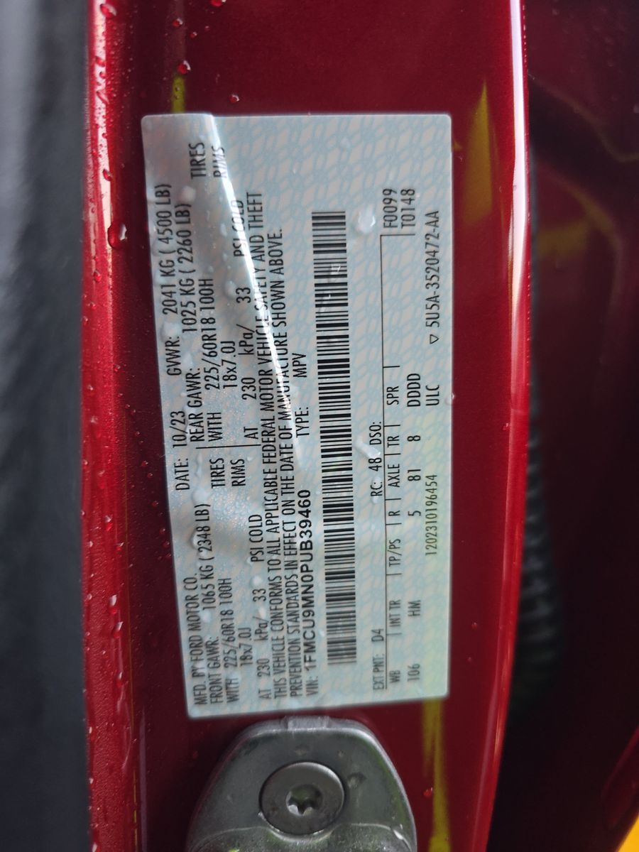 2023 Ford Escape ST-Line AWD