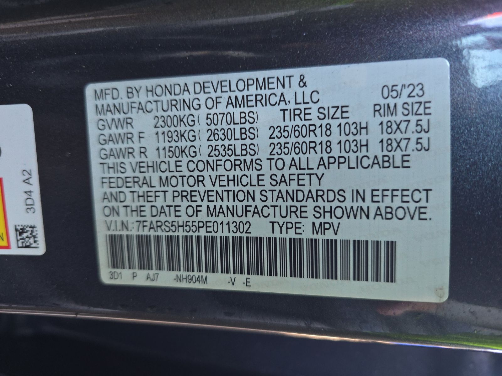 2023 Honda CR-V Hybrid Sport FWD