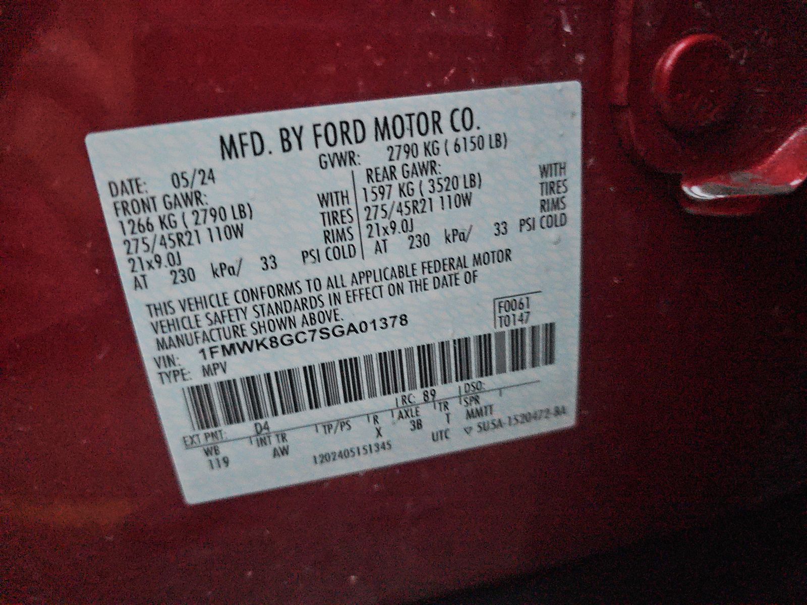 2025 Ford Explorer ST AWD