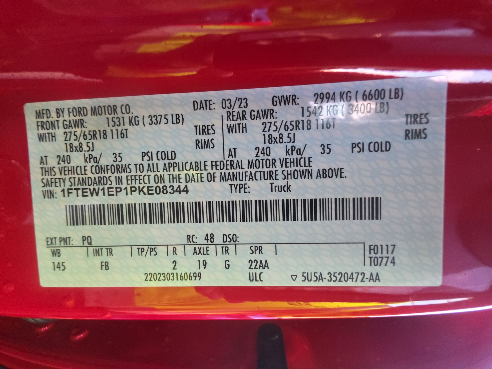 2023 Ford F-150 XLT AWD