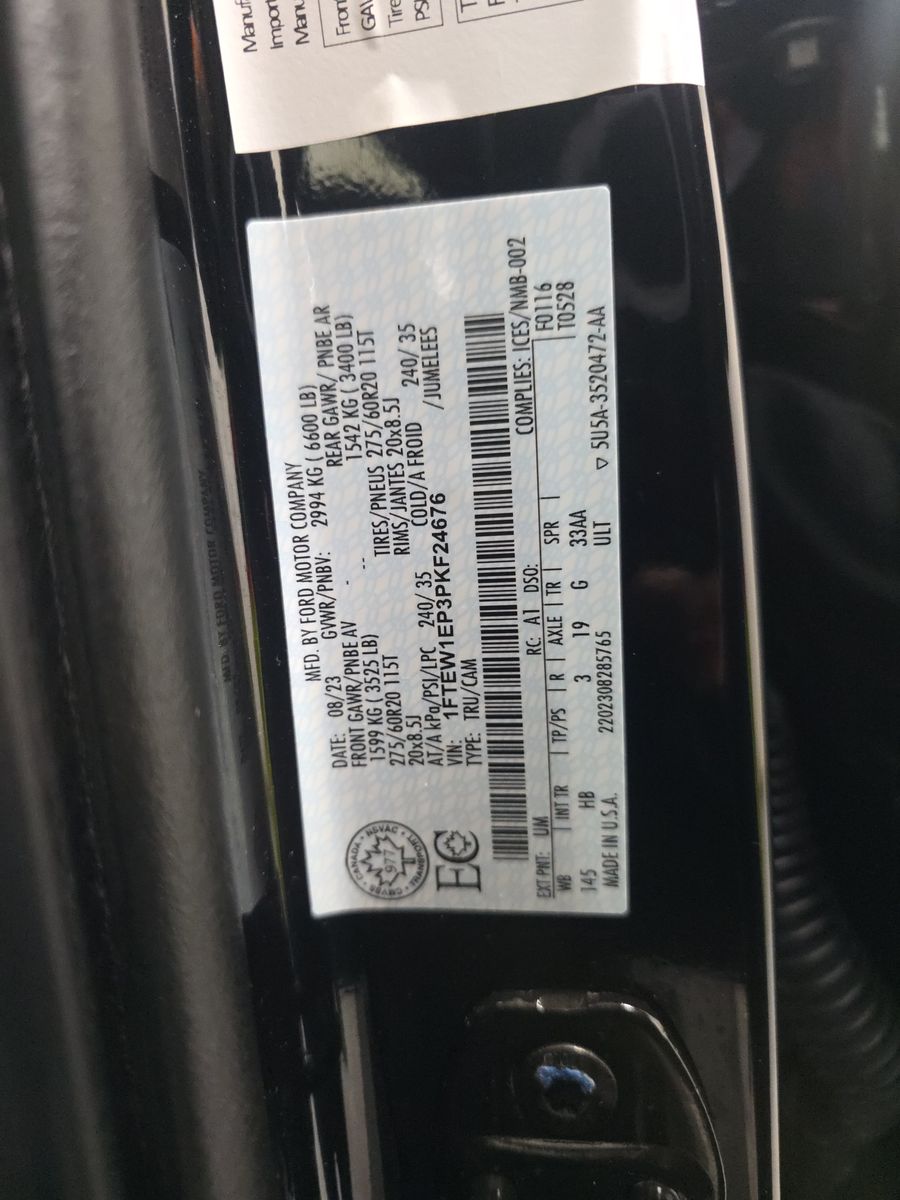 2023 Ford F-150 Lariat AWD